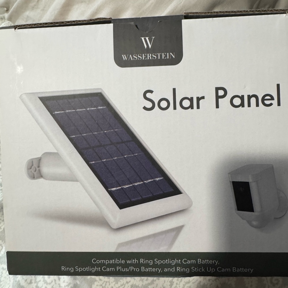 Wasserstein Solar Panel for Ring Cameras